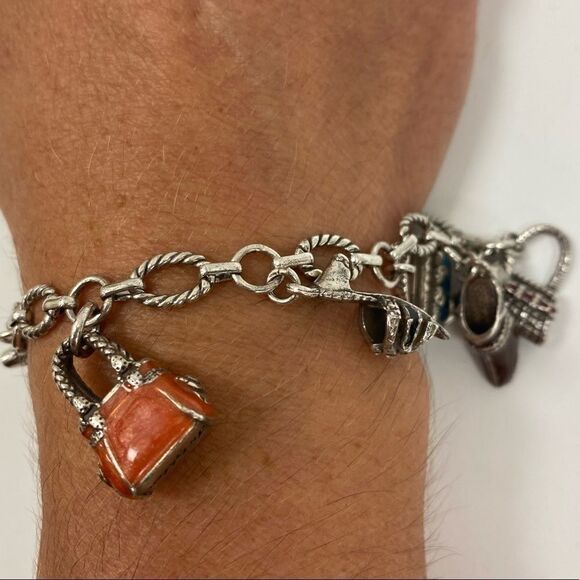 BRIGHTON Day shoe‎ and purse charm bracelet - Picture 6 of 7